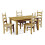 Mercers Furniture Corona 4'0" Dining Table & 4 Chairs Solid Pine Furniture 2