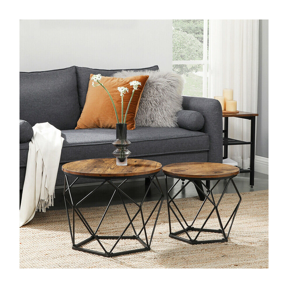 Set of 2 Coffe Tables, Side Tables, Living Room, Home Furniture Trend