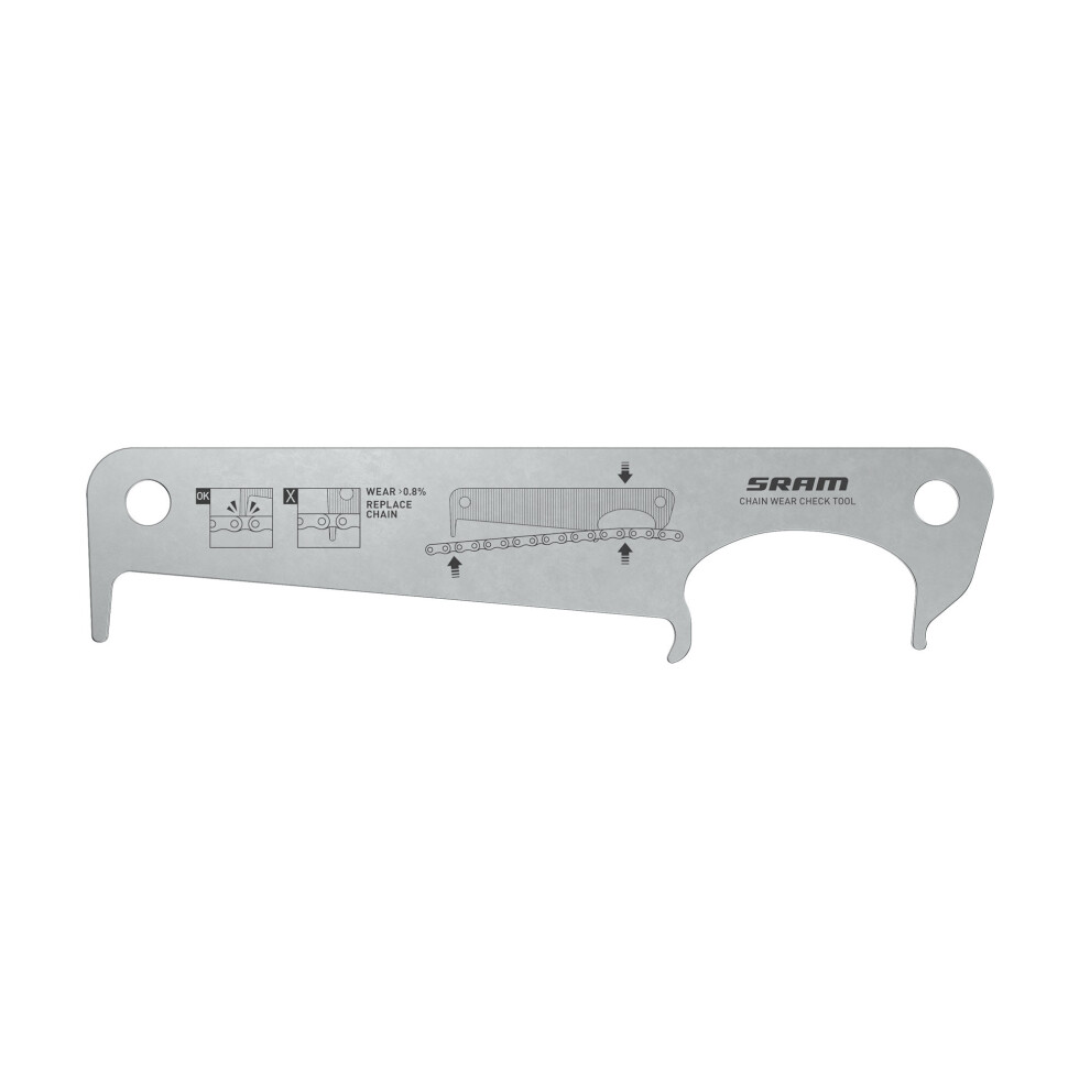 SRAM Chain Wear Check Tool For 0.8 Percentage Wear Chains
