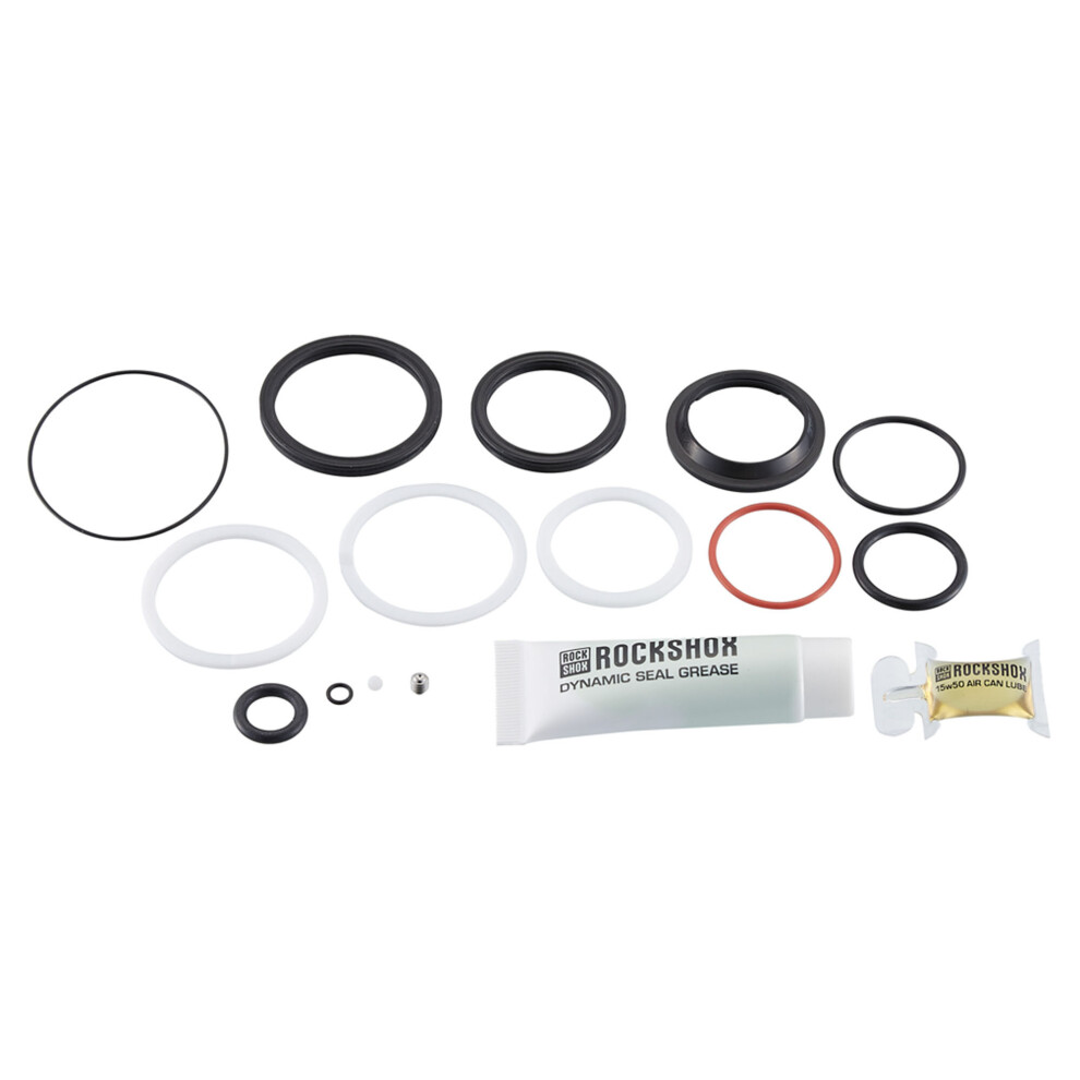 SRAM Rockshox 200 Hour / 1 Year Service Kit Includes Air Can Seals / Piston Seal / Glide Rings / Ifp Seals / Seal Grease / Oil - Super Deluxe Thrushaf