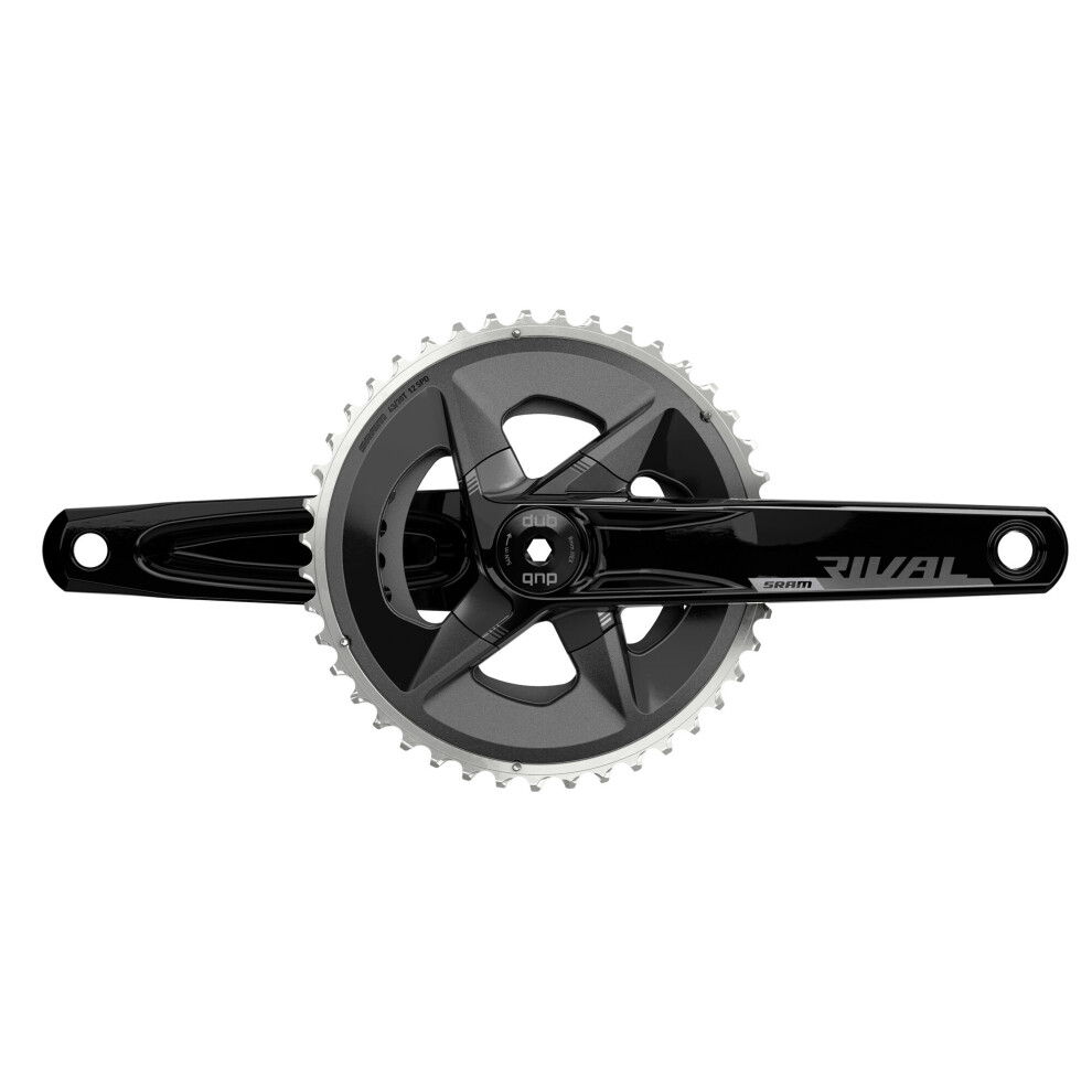 (170 MM - 43-30T, Black) SRAM Rival AXS Crankset D1 Dub Wide BB Not Included