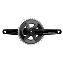 (172.5 MM - 43-30T, Black) SRAM Rival AXS Crankset D1 Dub Wide BB Not Included