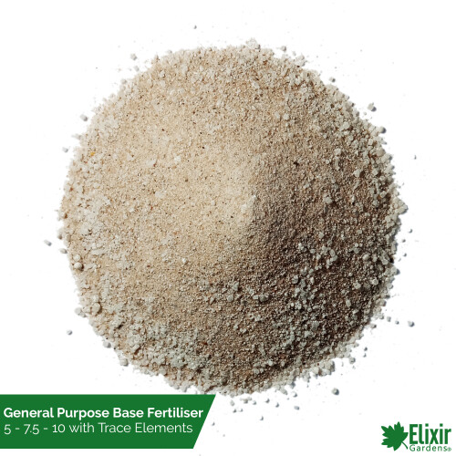 Elixir Garden Supplies (1kg) Elixir Gardens | General Purpose Base Fertiliser | 5-7.5-10 + Trace Elements 1