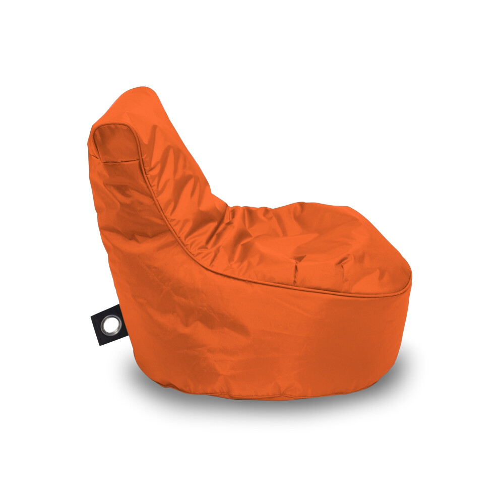 (Orange) Bonkers Solo Bean Bag Chair - Water Resistant