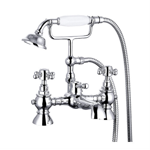 (Bath Shower Tap) Ashwick Traditional Crosshead Tap