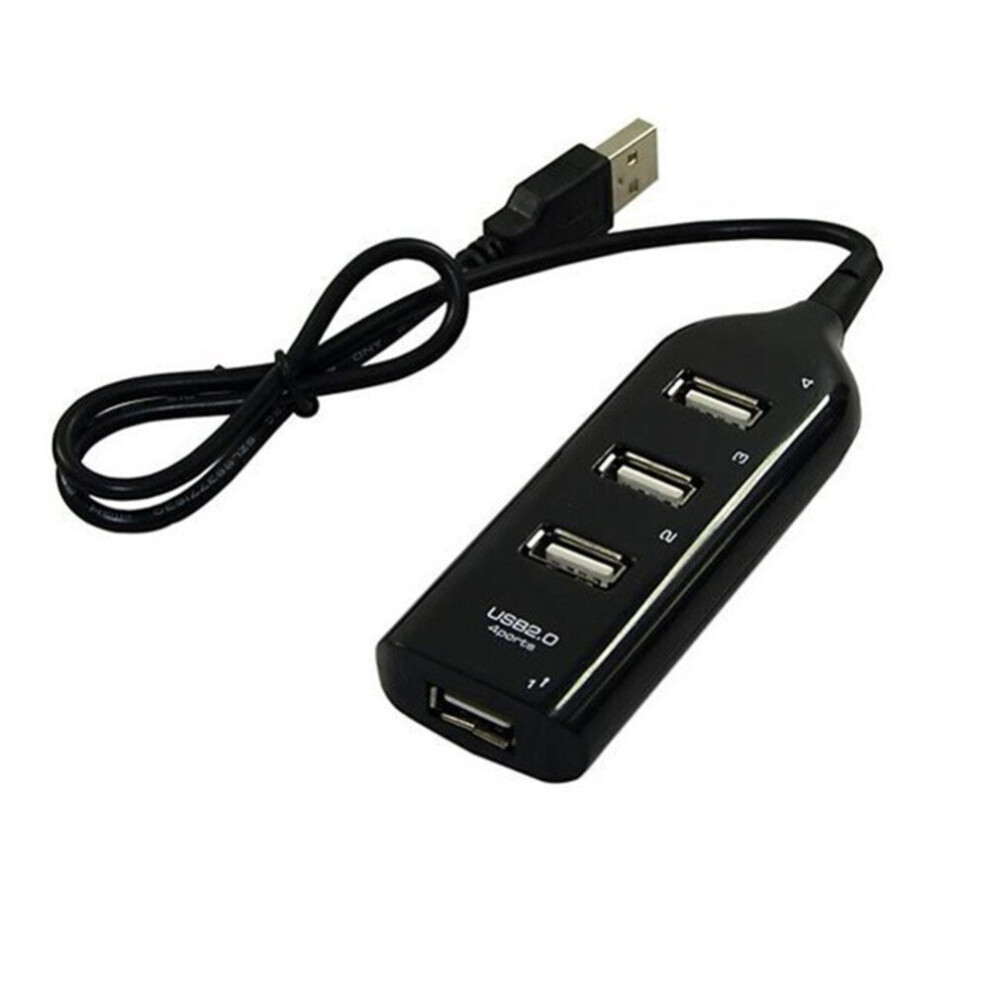 Fad Usb 2.0 High Speed 4 Port Splitter Hub Adapter For Pc Computer Laptop 701942858789