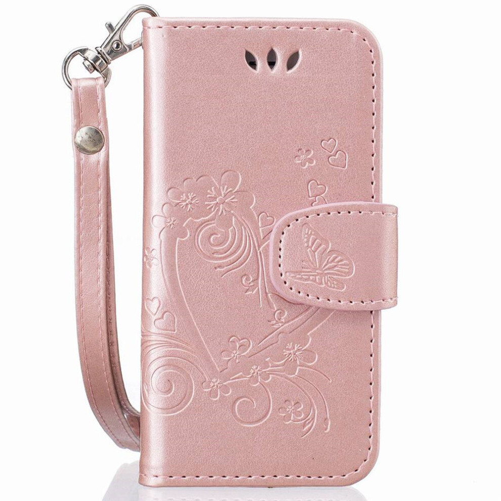 Flip Love Case Pu Leather Cover Flower For Iphone X Wallet Stand Phone Bags 777178662476