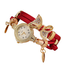 Womens Watch Butterfly Retro Rhinestone Bracelet Watches Women Lovely Wedding Quartz Watches