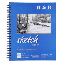 100Pages Sketchbook Double Coil For Drawing Painting Graffiti Professional Art Marker Watercolor Painting Book 4.13