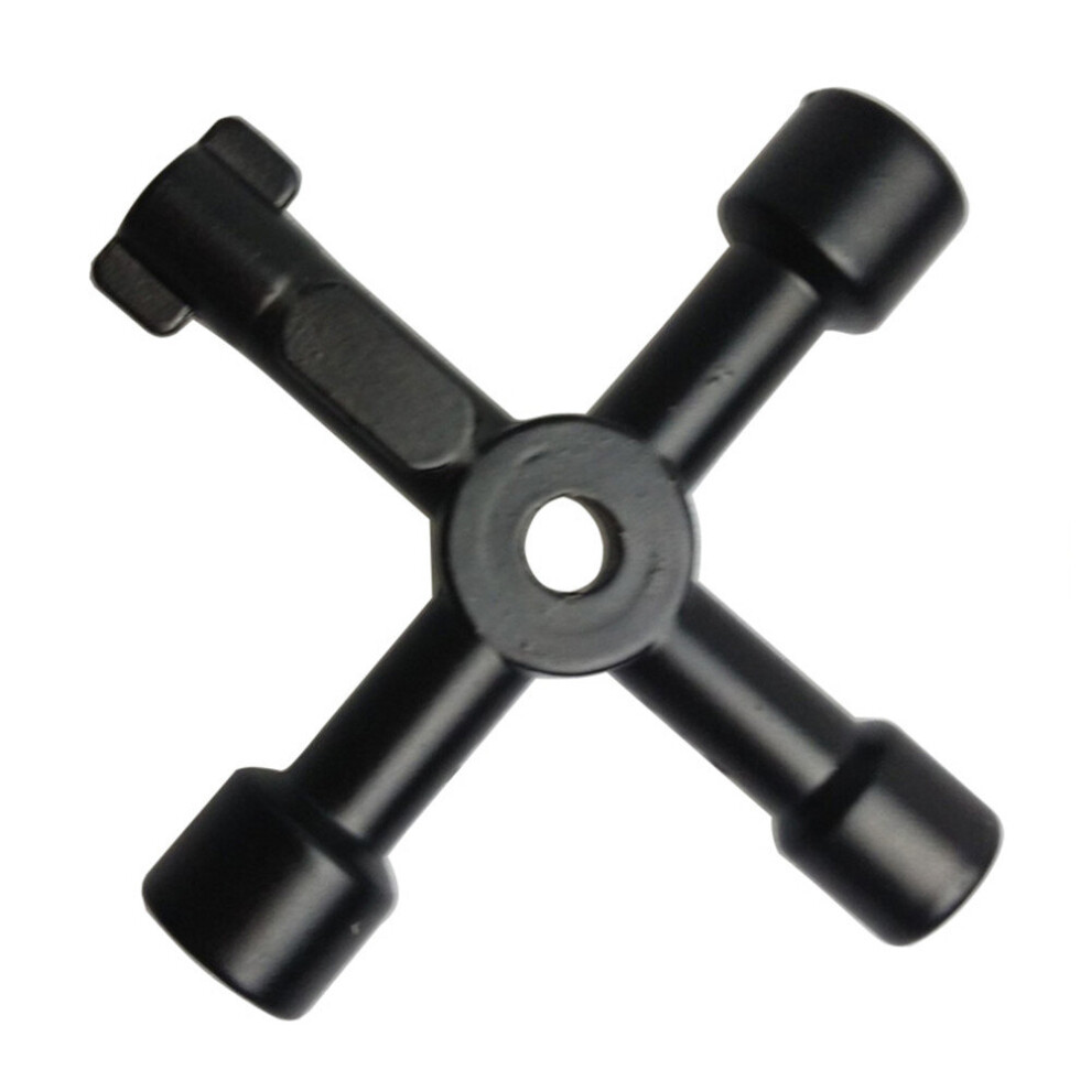 5 Pcs Multifunctional Cross Triangle Key Wrench Water Meter Valve Square Hole Key Electric Cabinet Wrench Key 777178652460