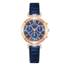 2 Pcs Women Simple Rhinestone Quartz Wristwatches Clock Fashion Women Bracelet Watches