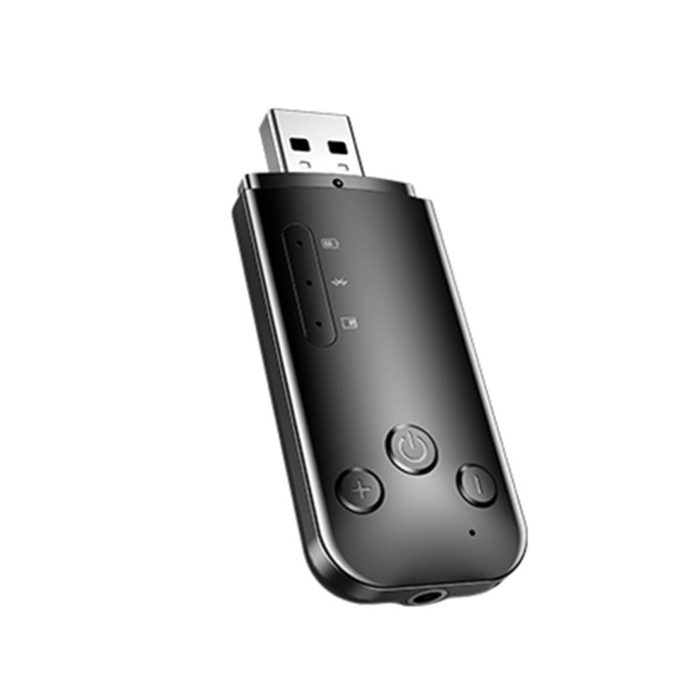 Usb Bluetooth 5.0 Transmitter Receiver Adapter Dongle Hifi Audio 3.5Mm Aux For Tv Pc Headphones Home Stereo Car Speaker 701942837166