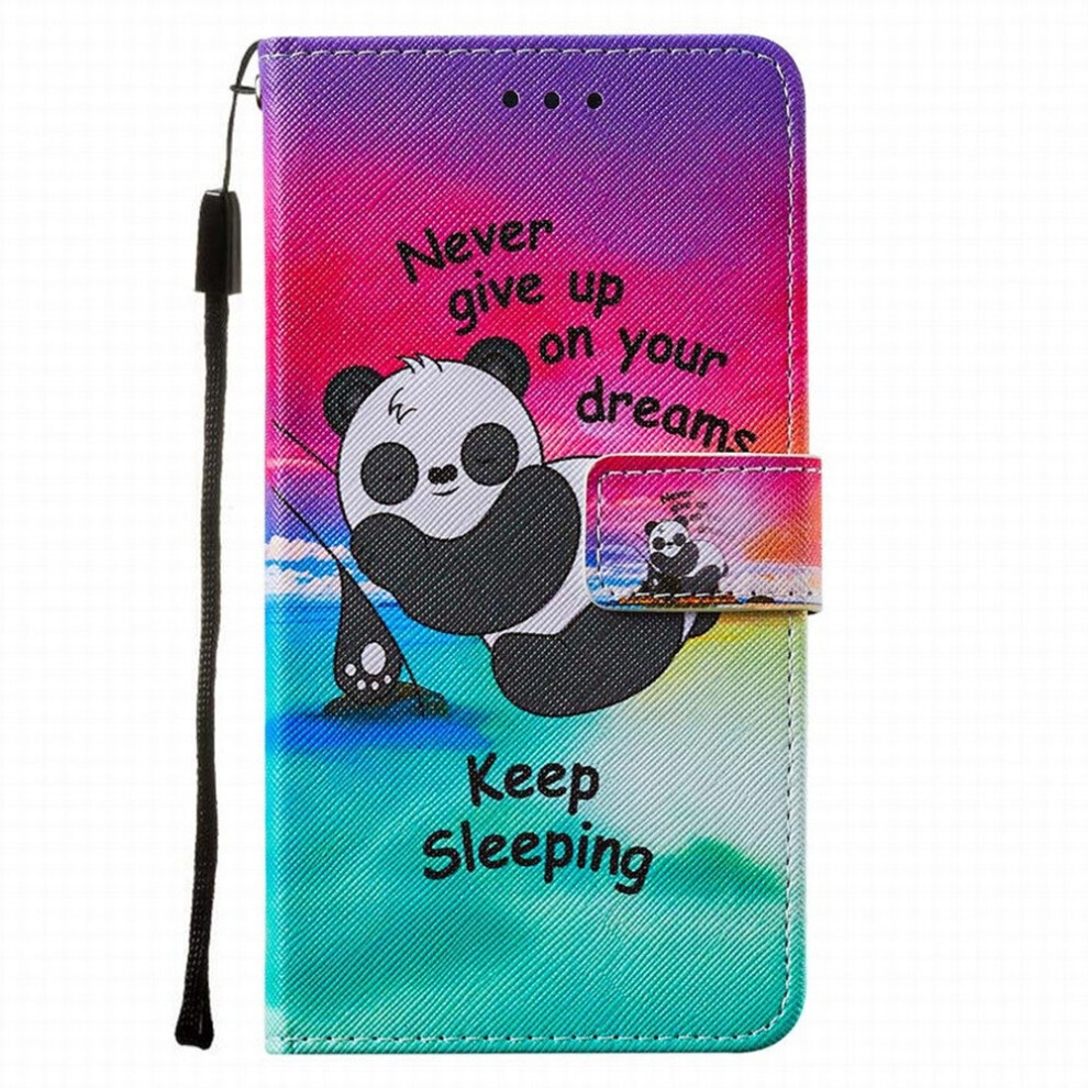 Cat Panda Painted Holster For Iphone Se 2020 Wallet Cover For Apple Iphone Se 2020 777178662520