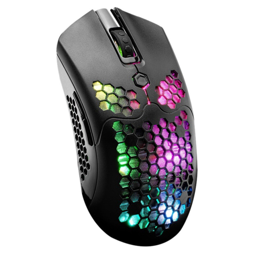 X2 Wireless Mouse Rgb Dual-Mode Gaming Mechanical Mouse 12000 (Dpi) Rechargeable Computer Mouse 2.4Ghz 701942846007