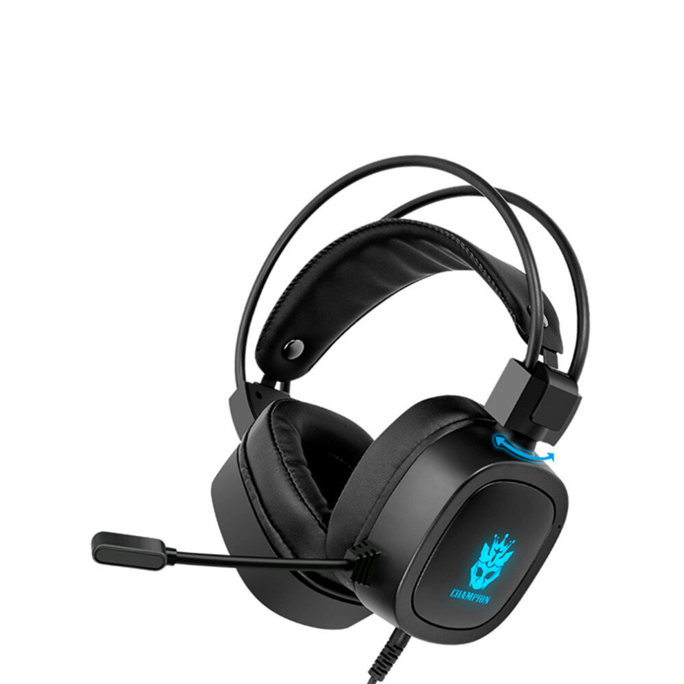 Headset 7.1 Virtual 3.5Mm Wired Earphones Rgb Game Headphones Noise Cancelling With Microphone For Laptop Ps4 Gamer Light 777178626478