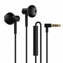 In-Ear Earphone Mic Wire Control Dual Driver headset Noise Cancelling Wired headphones