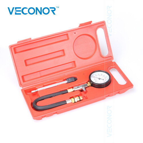 G324 Engine Cylinder Pressure Meter Gasoline Compression Tester Gauge 0-300PSI 1