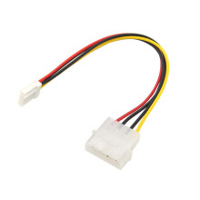 4 Pin Molex To 3.5" Floppy Drive FDD Internal Power Cable Adaptor 20cm Floppy Power Mini-spox For Adding Floppy Drive Connector