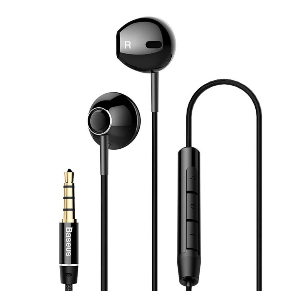 Wired Earphone In Ear Headset With Mic Stereo Bass Sound 3.5Mm Jack Earphone Earbuds Earpiece Black 777178626539