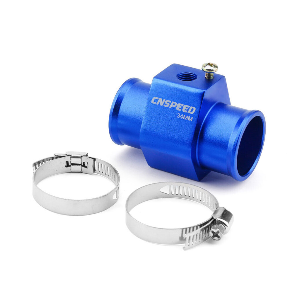 Water Temp Gauge Radiator Temperature Water Temp Joint Pipe Sensor 34Mm Hose Adapter 775821393944