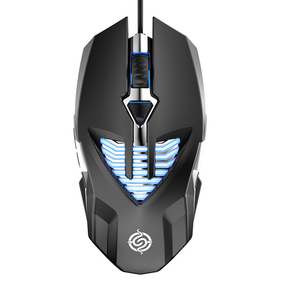 Q1 Professional Competitive Game Mouse 6D Electroplating Metal Water-Cooled Effect Macro Programming Usb Wired Mouse Light 701942837364