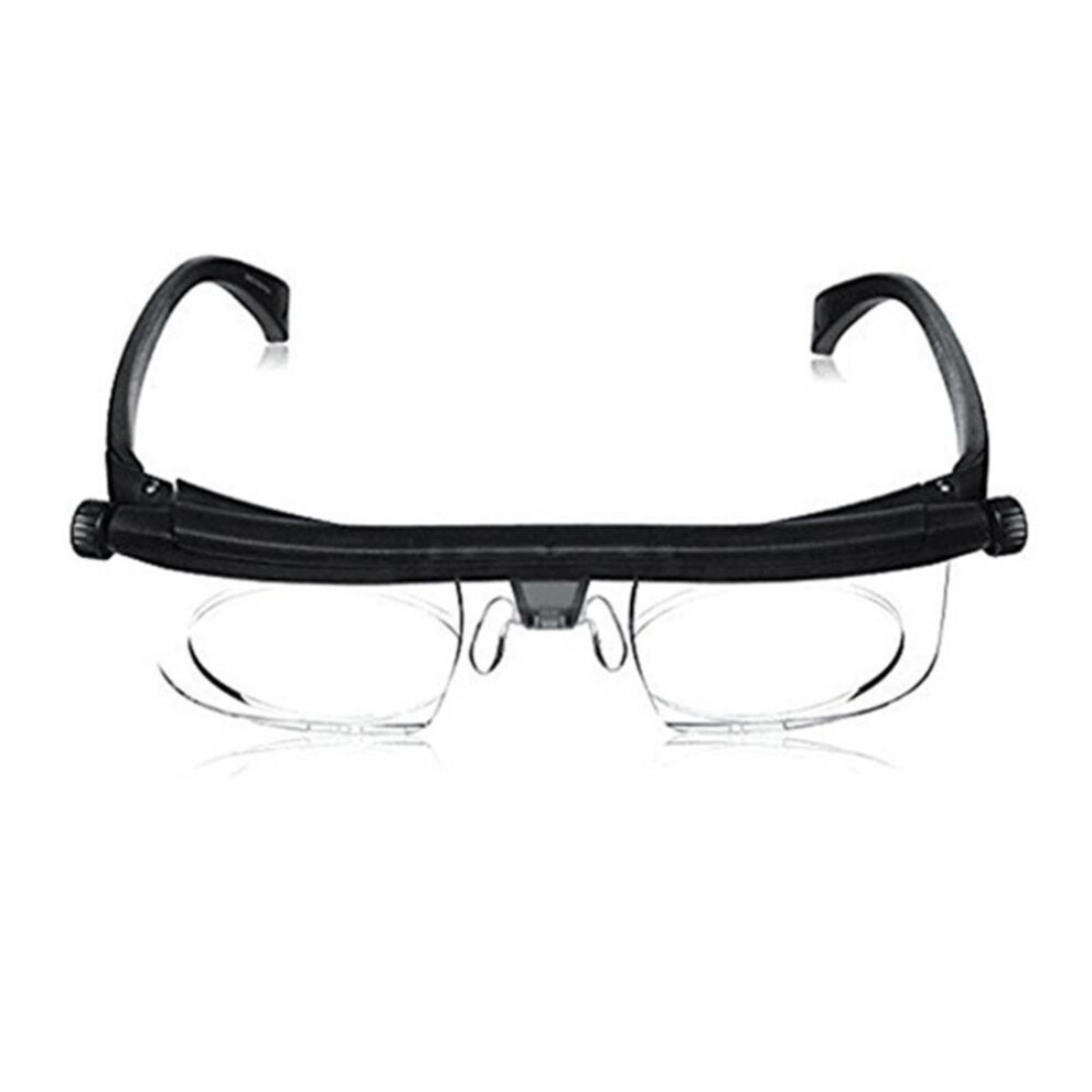 Adjustable Strength Lens Eyewear Variable Focus Distance Vision Zoom Glasses Protective Magnifying Glasses with Storage Bag