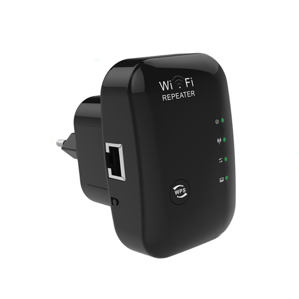 Wireless Wifi Repeater Extender 300Mbps Wi-Fi Amplifier 802.11N/B/G Booster Repetidor Reapeter Access Point Black 701942857546