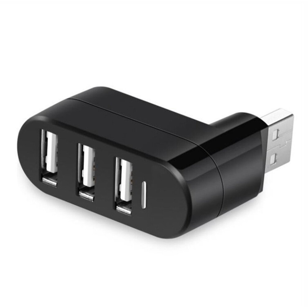 Rotatable High Speed 3 Ports Usb Hub 2.0 Usb Splitter Adapter For Notebook/Tablet Computer Pc Peripherals High Quality Usb Hub 701942859113