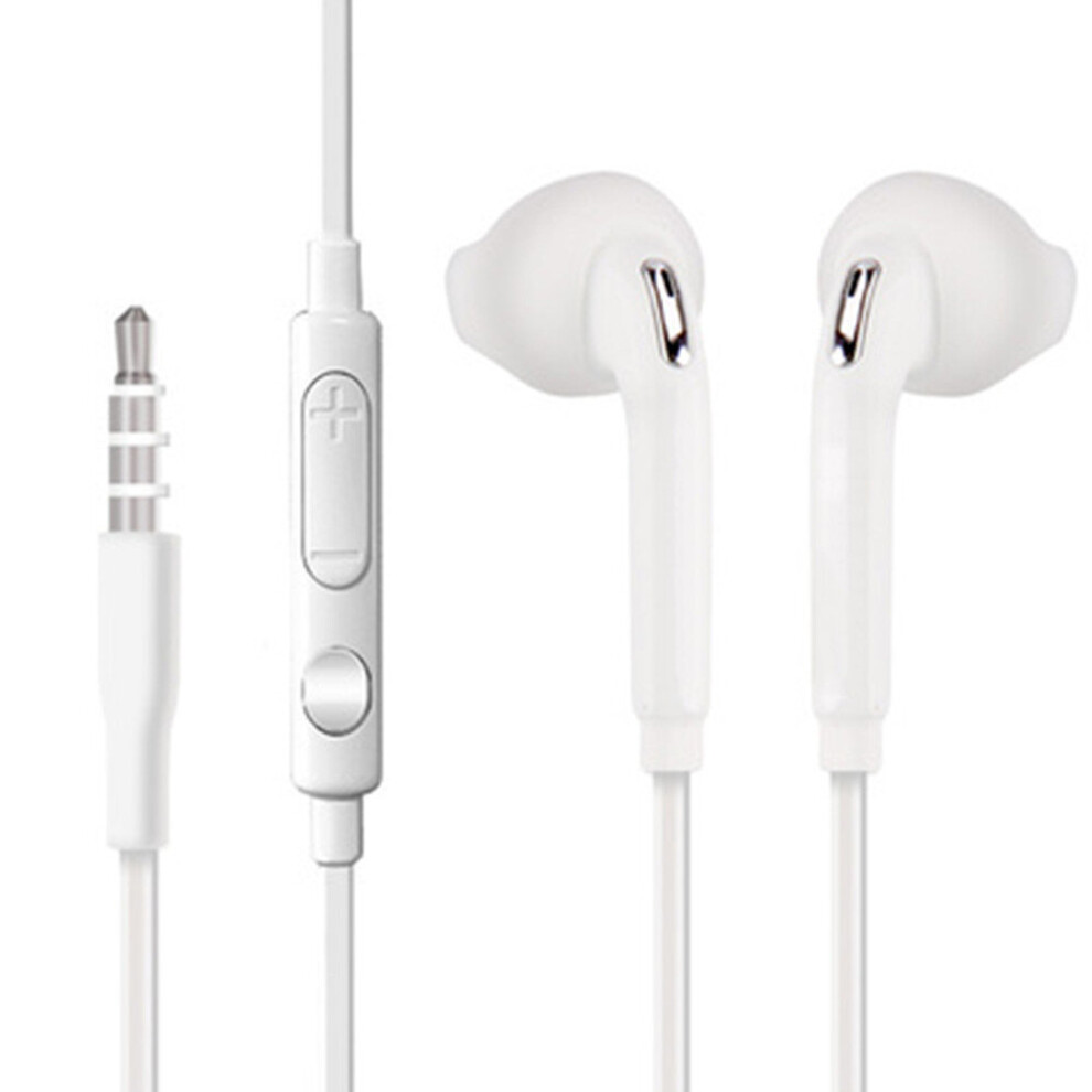 3 Pcs In-Ear Earphone Wired Headset With Mic 3.5Mm Jack Headphone White 777178626669