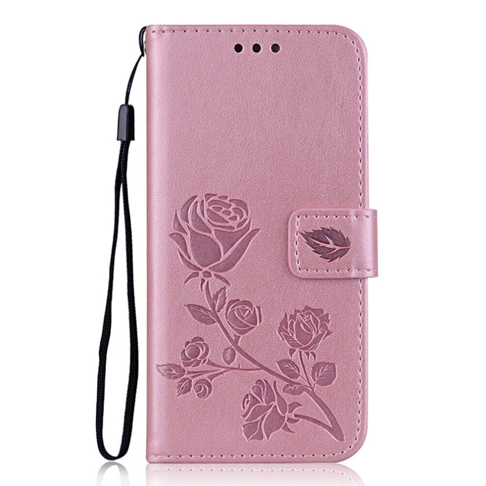 Pu Leather Flip Case For Samsung Galaxy A11 Cover Rose Flower Card Holder Case Wallet Phone Case Fundas 777178680210