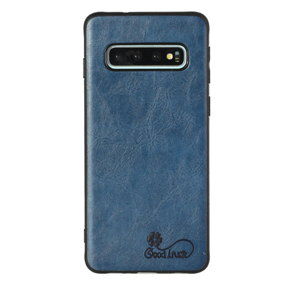 2Pc For Fundas Samsung Galaxy S10 Case Silicone + Pu Leather Back Cover Samsung Galaxy S10 Phone Case Tpu Soft Cover Coque 777178670280