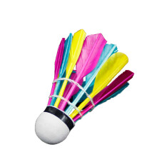 2SETS 3Pieces/Set Badminton Balls Professional Colorful Badminton Balls for Training Shuttlecocks Durable badminton training accessories