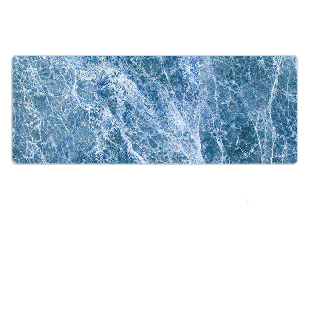 80X30cm Large Marble Desk Pad Mouse Pad Chill Gamer Waterproof Leather Kawaii Desk Mat Computer Keyboard Table Decoration Cover White/Black/Pink 701942853180