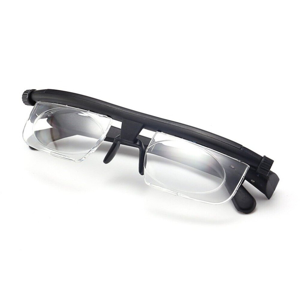 Chaochuang Adjustable Reading Glasses Lenses Nearsighted Farsighted Computer Reading Driving Unisex Correction Binocular Focus Eyeglass