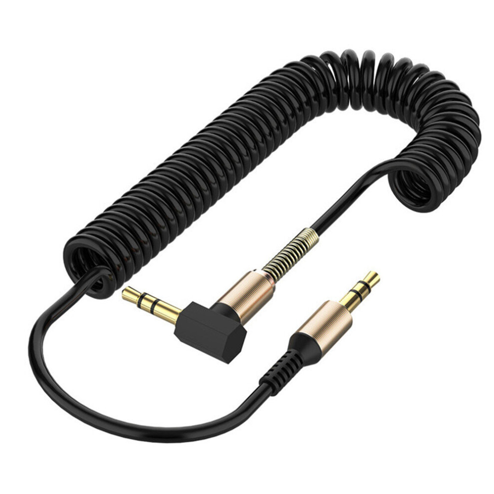 Photos - Cable (video, audio, USB) 3.5mm Audio Cable 3.5 Jack Male to Male Aux Cable Spring Headphone Code for Car Xiaomi redmi 5 plus Oneplus LG Samsung Galax