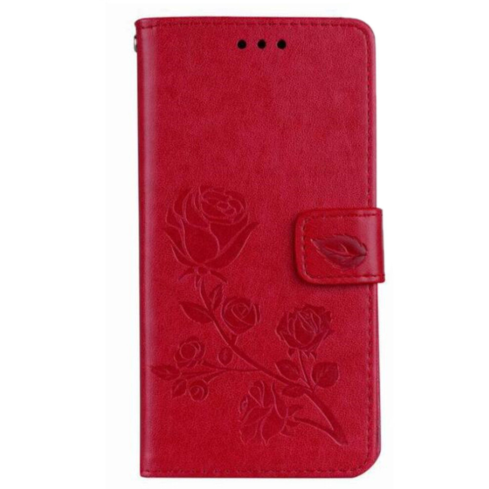 3D Embossed Flower Pu Leather Flip Case For Huawei P10 Lite Wallet Card Slots Stand Cover 777178665354