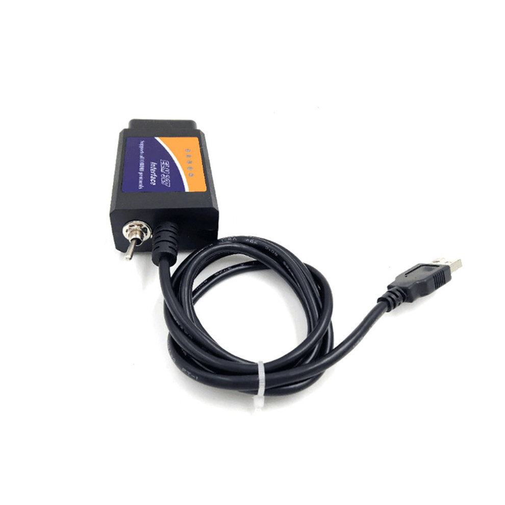 Usb Interface Abs Mini 1Pc Obd2 Usb Diagnostic Cable For Forscan Elm327 Usb With Switch Mini Obdii Usb V1.5 Scanner 775821397041