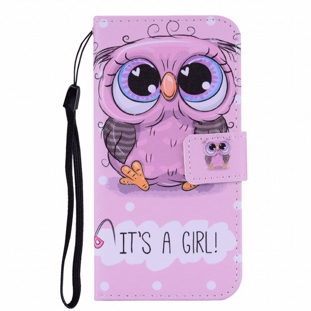 Photos - Case Cute Flip PU Leather For Cover apple iPhone 11 Wallet Flip Phone Bags Silicone Holder Book Cover