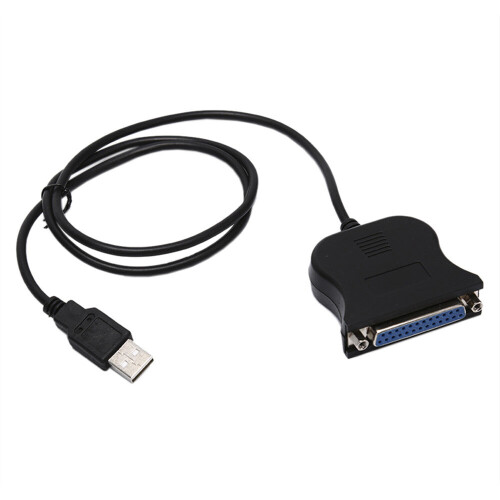 USB 2.0 to 25 Pin Parallel Port Printer Cable IEEE 1284 USB To Parallel Adapter Cable Hot
