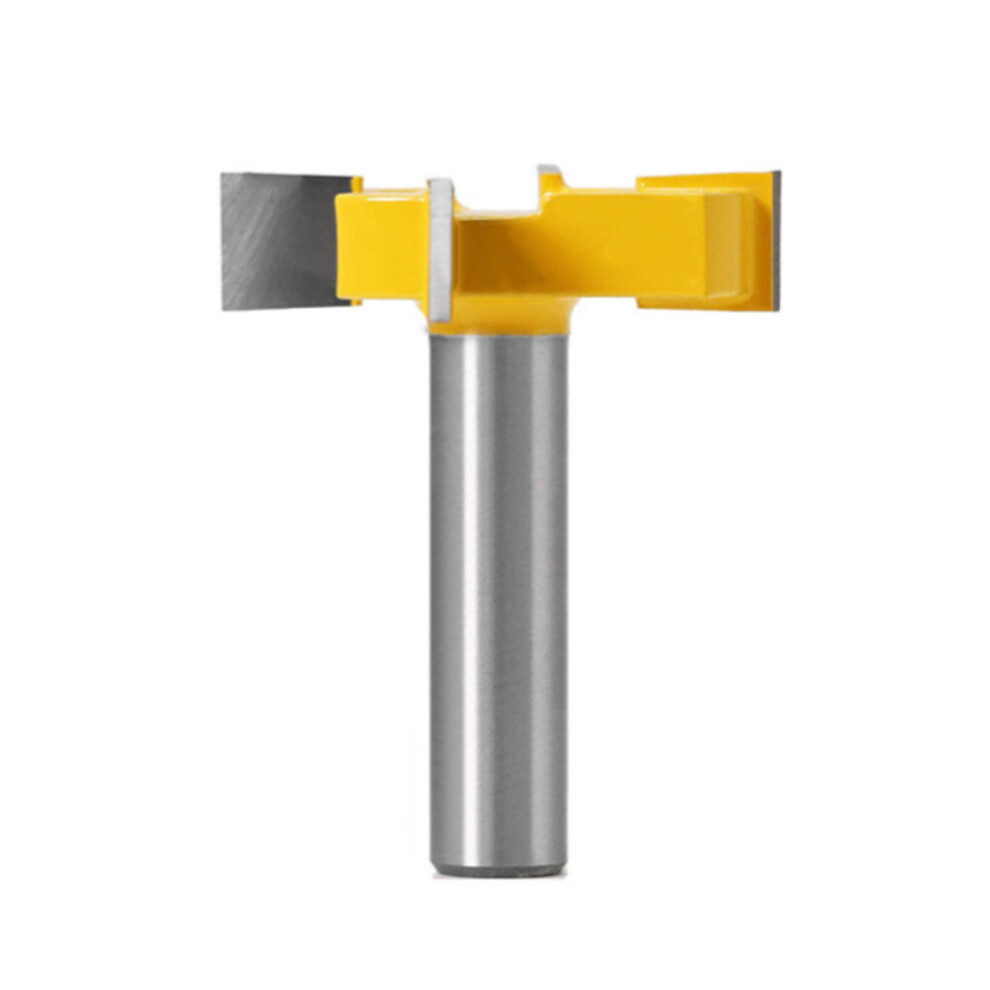 1Pc Z4 T Type Slotting Milling Cutter 12.7Mm Shank Woodworking Tool Router Bits For Wood Woodworking Milling Cutter 777178652910
