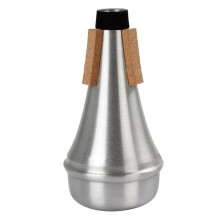 Silver Aluminum Alloy Trumpet Mute Trompete Trompeta Trompet Straight Sourdine