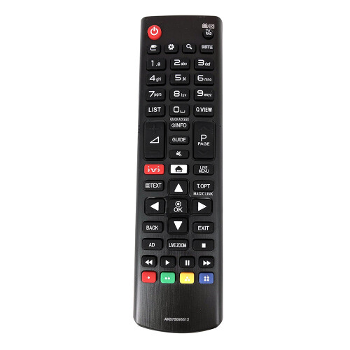 AKB75095312 Replacement for LG LCD LED TV Remote Control