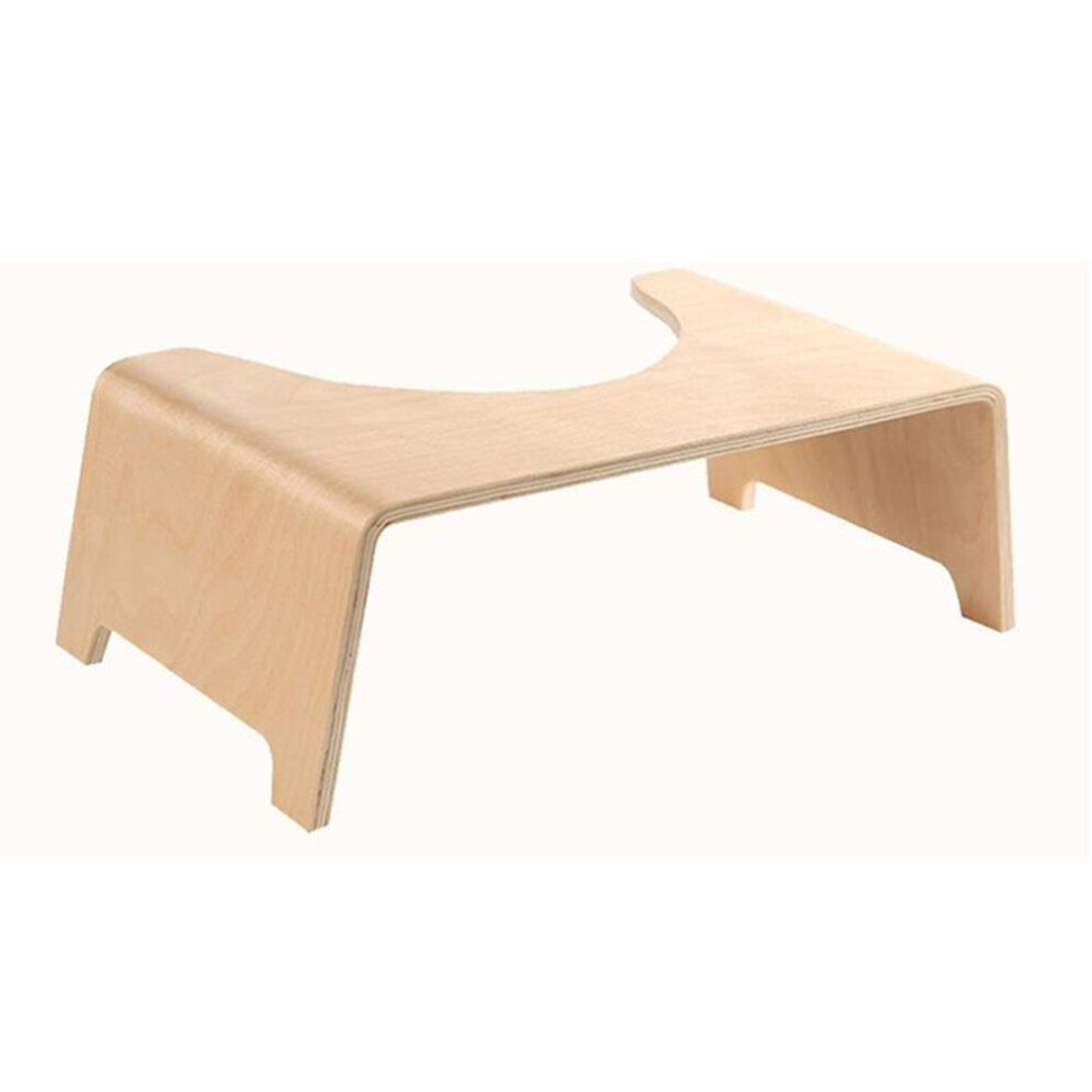 Chaochuang Wooden Toilet Seat Footstool Household Toilet Stool Anti-Skid Heightened Thickened Stool For Children Pregnant Women Old People
