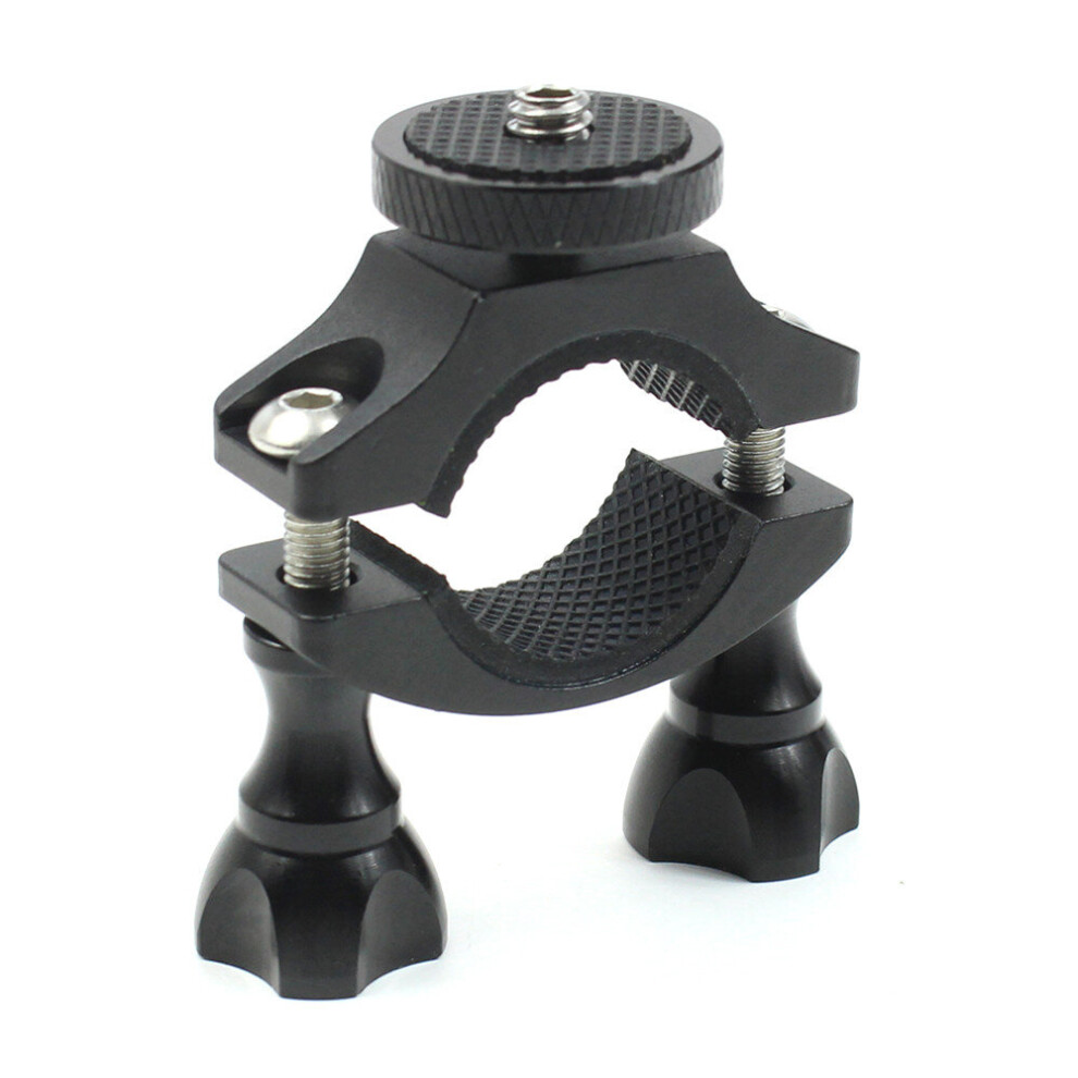 Handlebar 1/4 Camera Bike Bicycle Clamp Bracket Tripod Mount Screw Clip For Camera Cycling 777178631854
