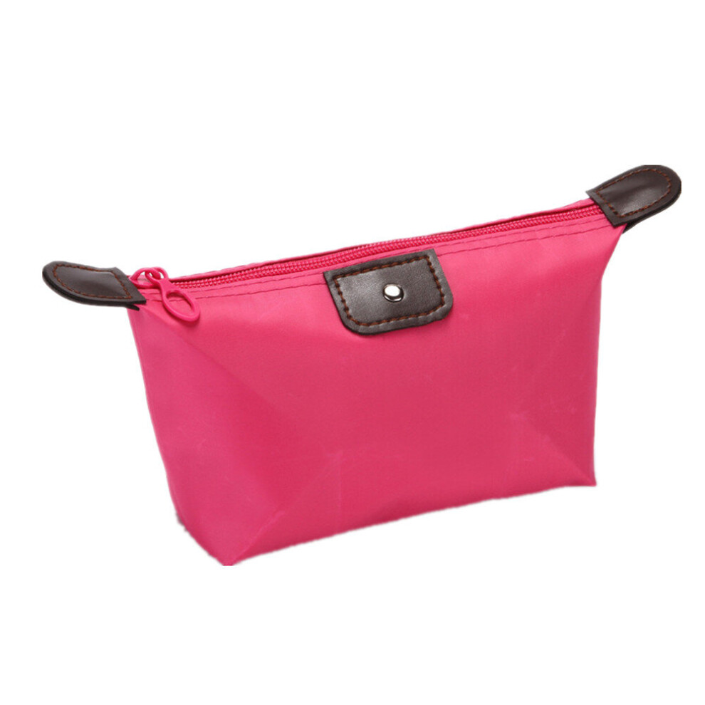 Chaochuang 10 Pcs Zipper Pouch Convenient And Cute Cosmetic Bag Nylon Dumpling Cosmetic Bag Waterproof Storage Toilet Bag Make Up Organizer