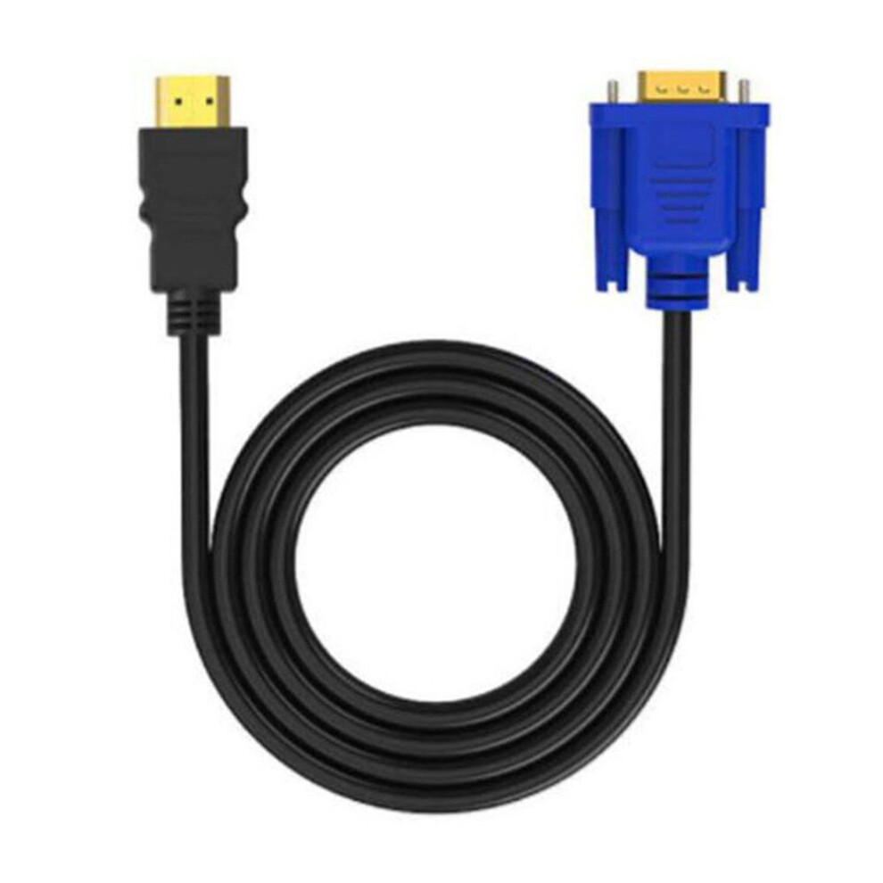 Portable Mini Hdmi To Vga With Audio Power Hdmi To Vga Adapter Converter 1080P Converter Ultra-small