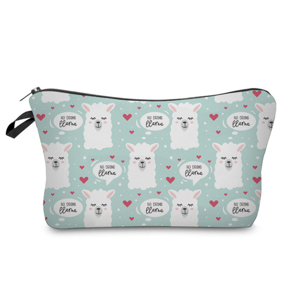 Chaochuang 2 Pcs Travel Cosmetic Bag Animal Make Up Bags Girl Function Makeup Case Beauty Wash Organizer Toiletry Storage Bag