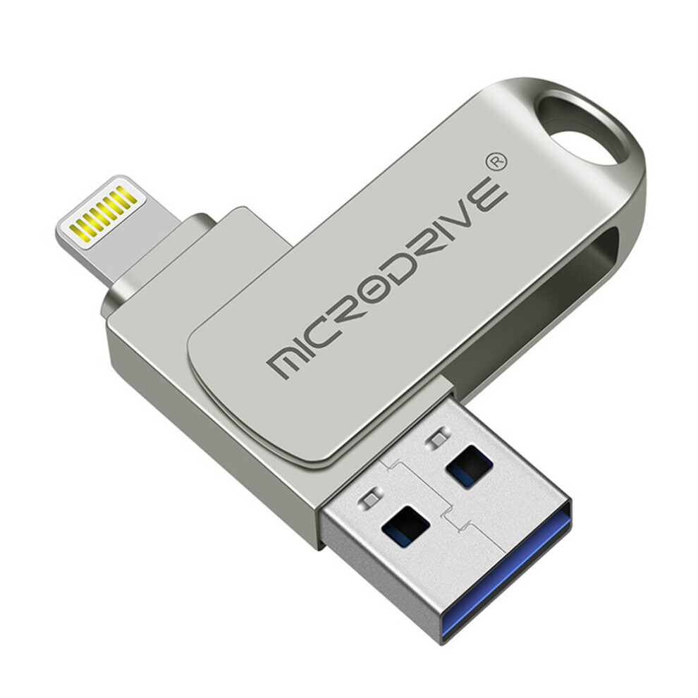 Usb Flash Drive Pendrive For Iphone 6/6S/6Plus/7/7Plus/8/X Usb/Otg/Lightning 2 In 1 Pen Drive For Ios External Storage Devices 701942833946