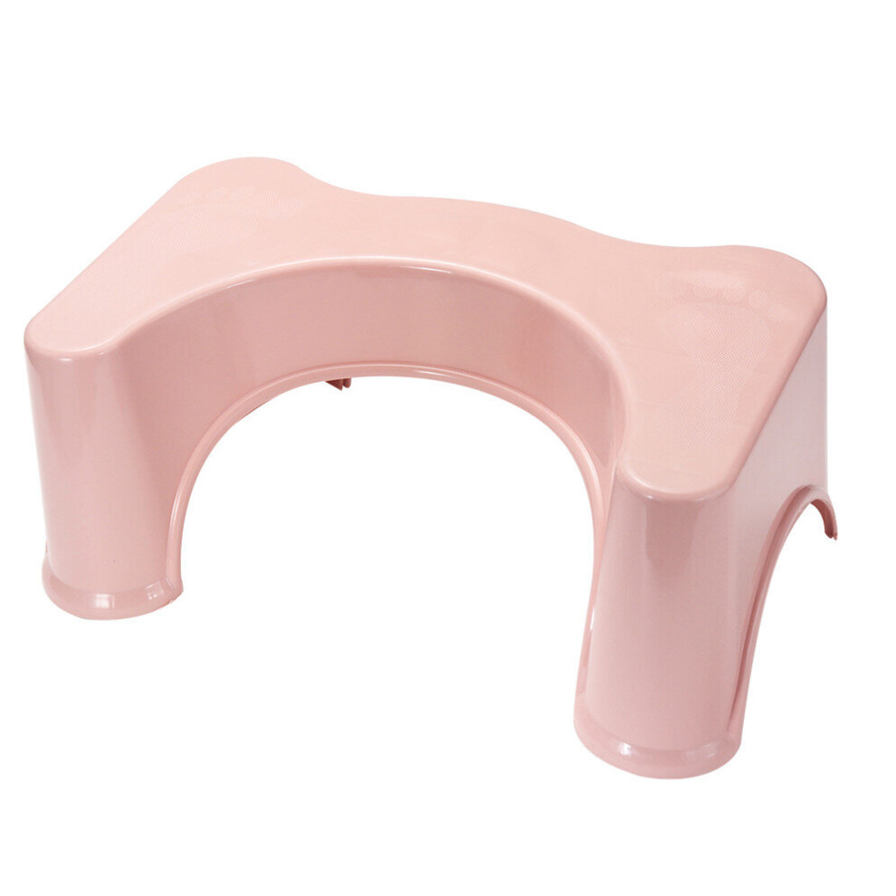 2Pcs Toilet Squatty Step Stool Child Foot Seat Rest Bathroom Potty Squat Aid Helper Anti-Slip Toilet Heightened Stool Pink Chaochuang