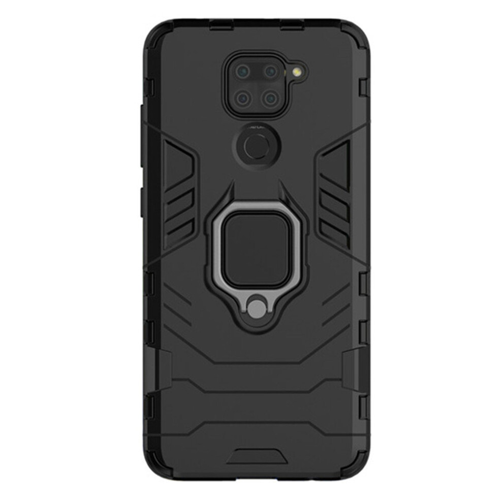 2Pc For Xiaomi Redmi Note 9 Case Shockproof Armor Phone Case Cover Ring Holder Etui 777178657694